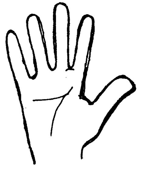 Hands Hand Drawing Kid Clipart Clipart