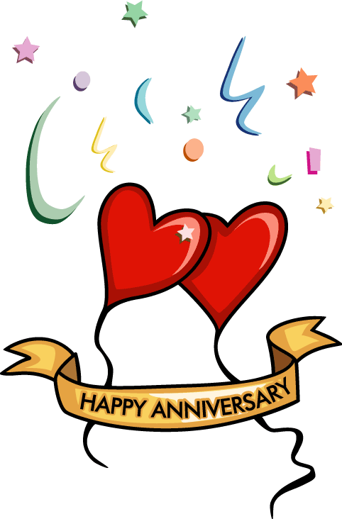 Animated Happy Anniversary Image Png Clipart