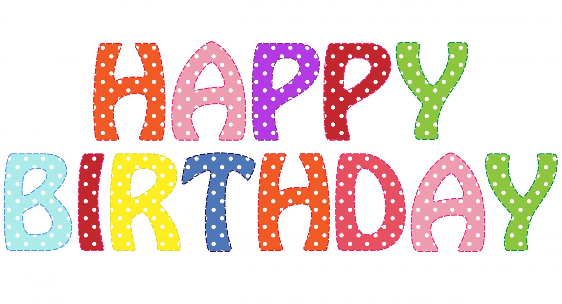 Happy Birthday Text Pictures Clipart Clipart
