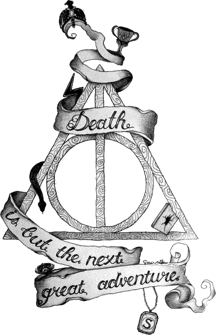 And Tattoo Wizarding Mermelade Deathly Hallows Of Clipart