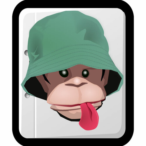 Ape With A Hat Clipart