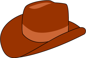 Cowboy Hat Black And White Png Images Clipart