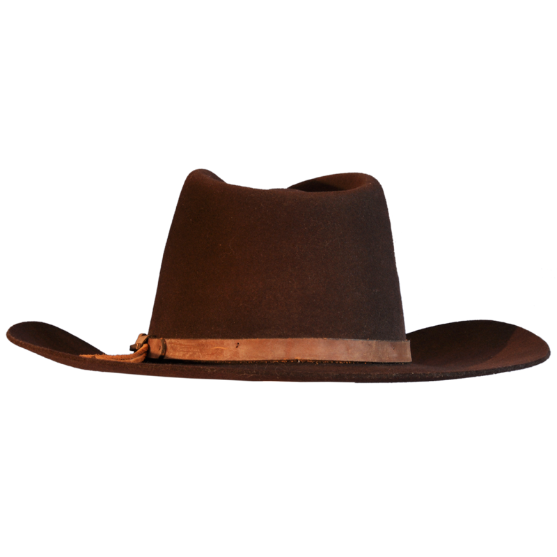 Brown Pic Hat Fedora Cowboy HQ Image Free PNG Clipart