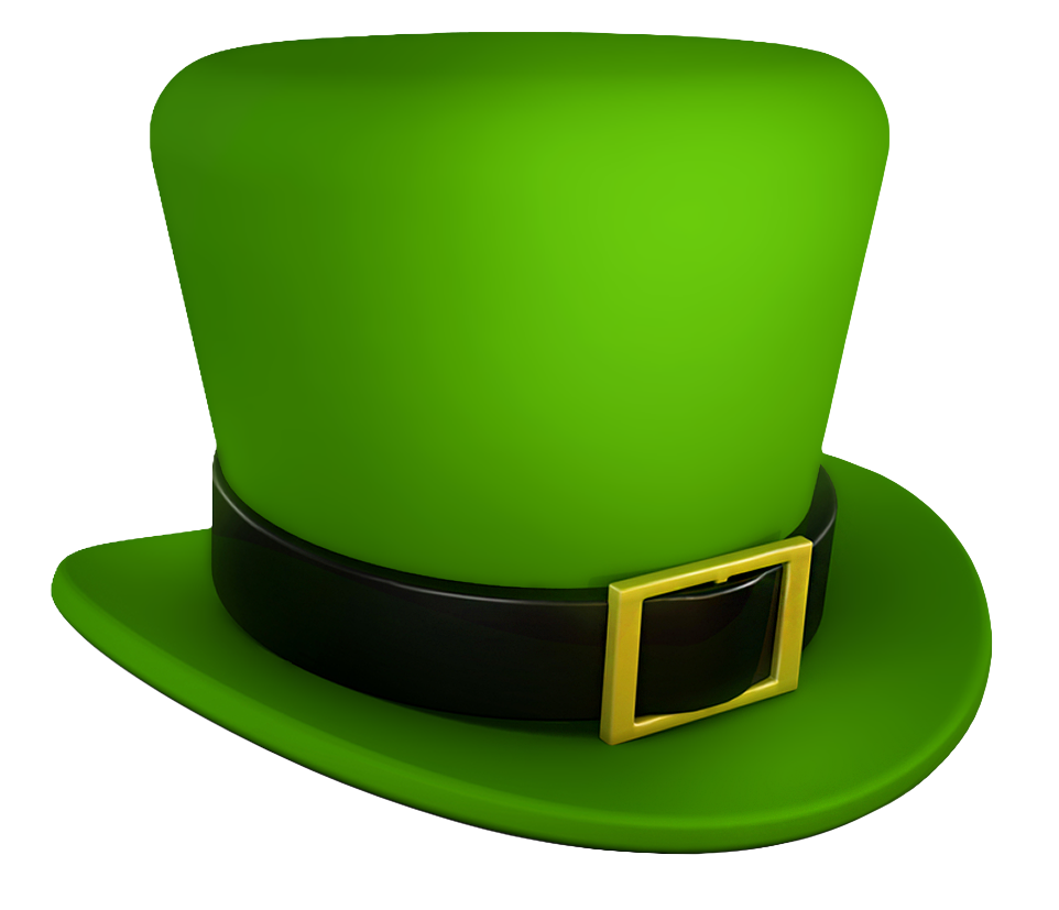 Transparent Patricks Green Saint Leprechaun Hat Day Clipart