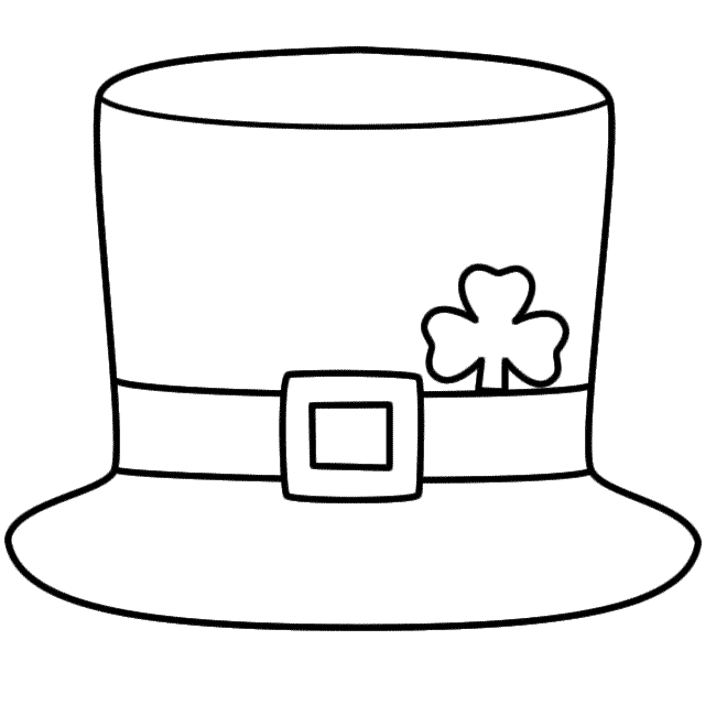 Clover Shamrock Patricks Four-Leaf Saint Leprechaun Hat Clipart