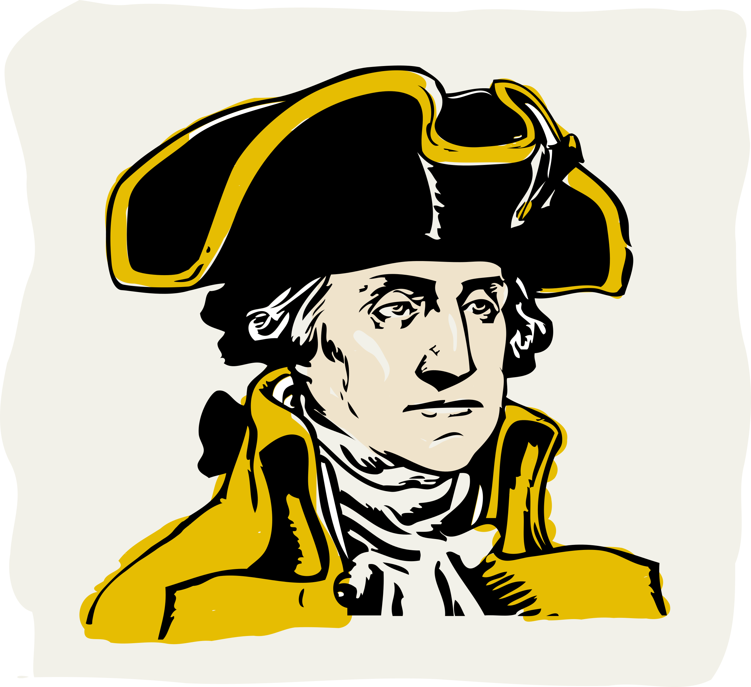 Revolutionary United States American Hat War History Clipart