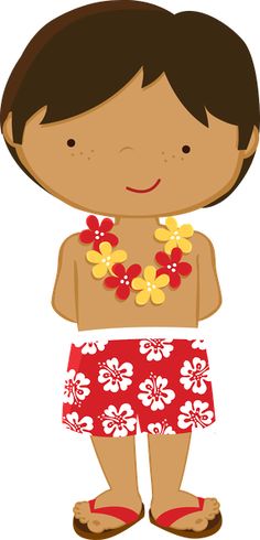 Hawaiian Boy Hd Image Clipart