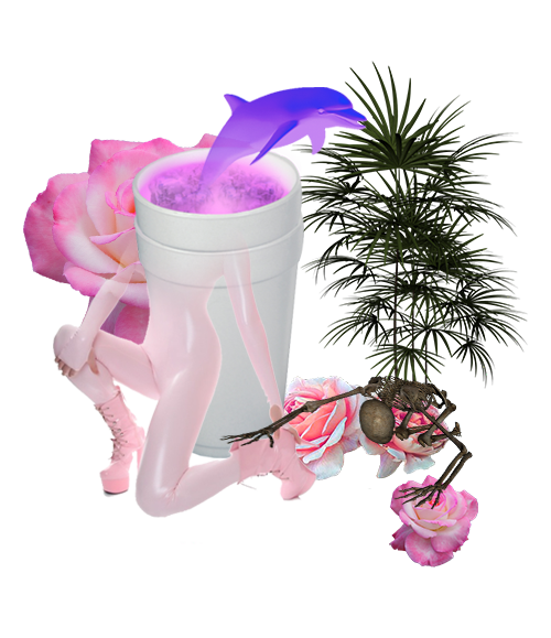 Purple Steemit Drank Codeine Leaning PNG Download Free Clipart