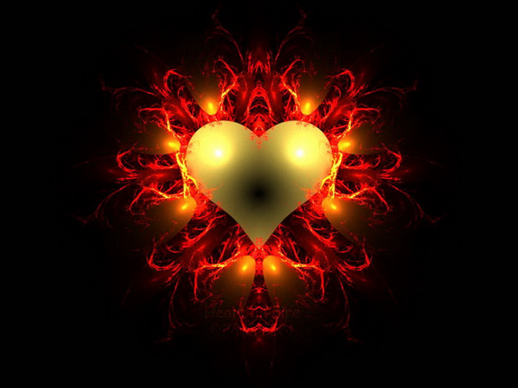 Heart With Flames Images About Hearts Or Clipart