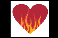 Heart With Flames How To Draw Flaming Clipart