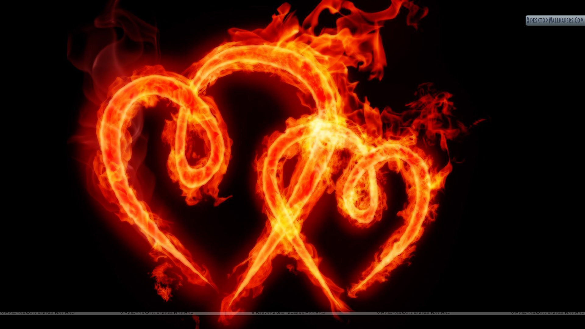 Heart With Flames Cool Hearts On Fire Clipart
