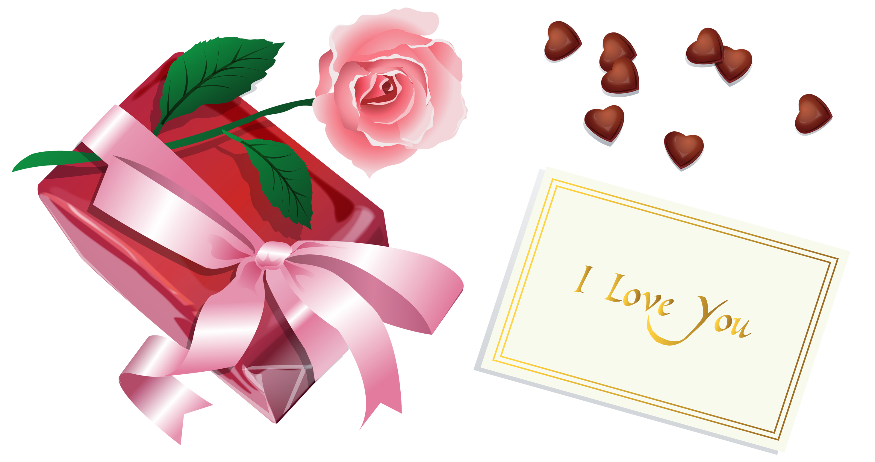 Pink Gift Valentine'S Life: Valentine Roses Still Clipart