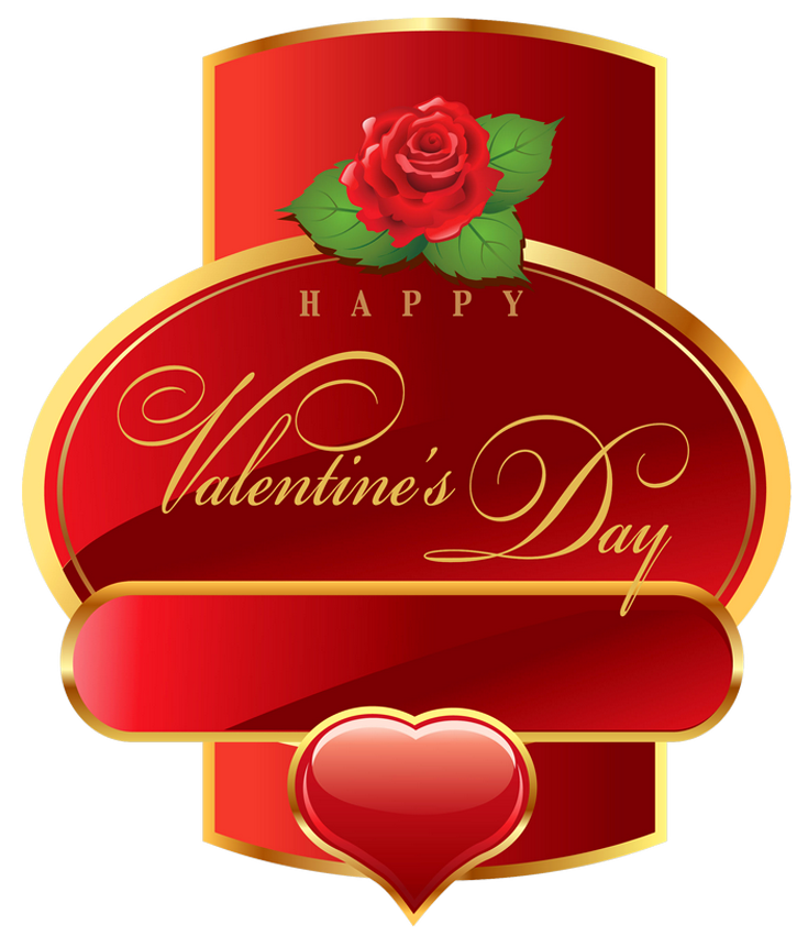 Picture Gift Valentine'S Valentines Label Day Happy Clipart