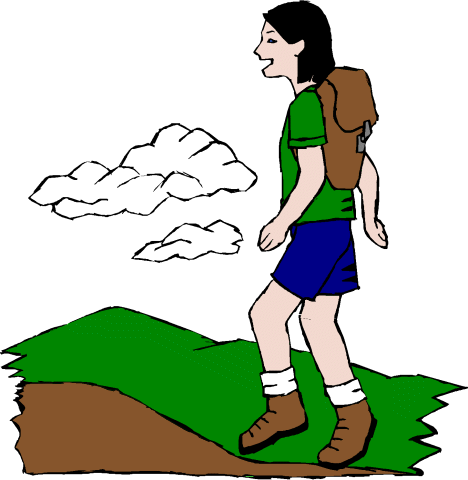 Girl Hiking Kid Png Images Clipart