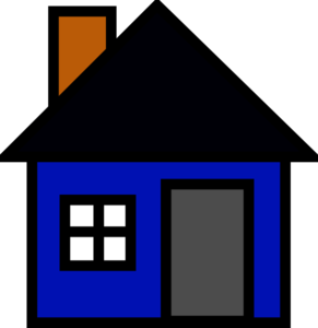 Blue Home Free Download Clipart