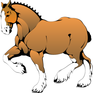Dancing Horse At Vector Png Image Clipart