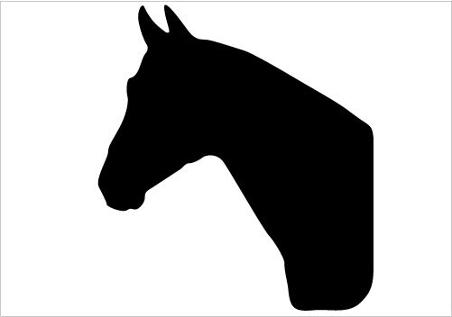 Horse Head Outline Free Download Clipart