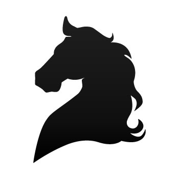 Silhouette Horse Head Free Download Clipart