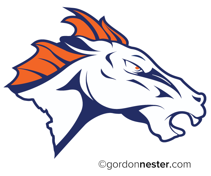 Thunder Horse Broncos Stallion Denver Free Download PNG HQ Clipart