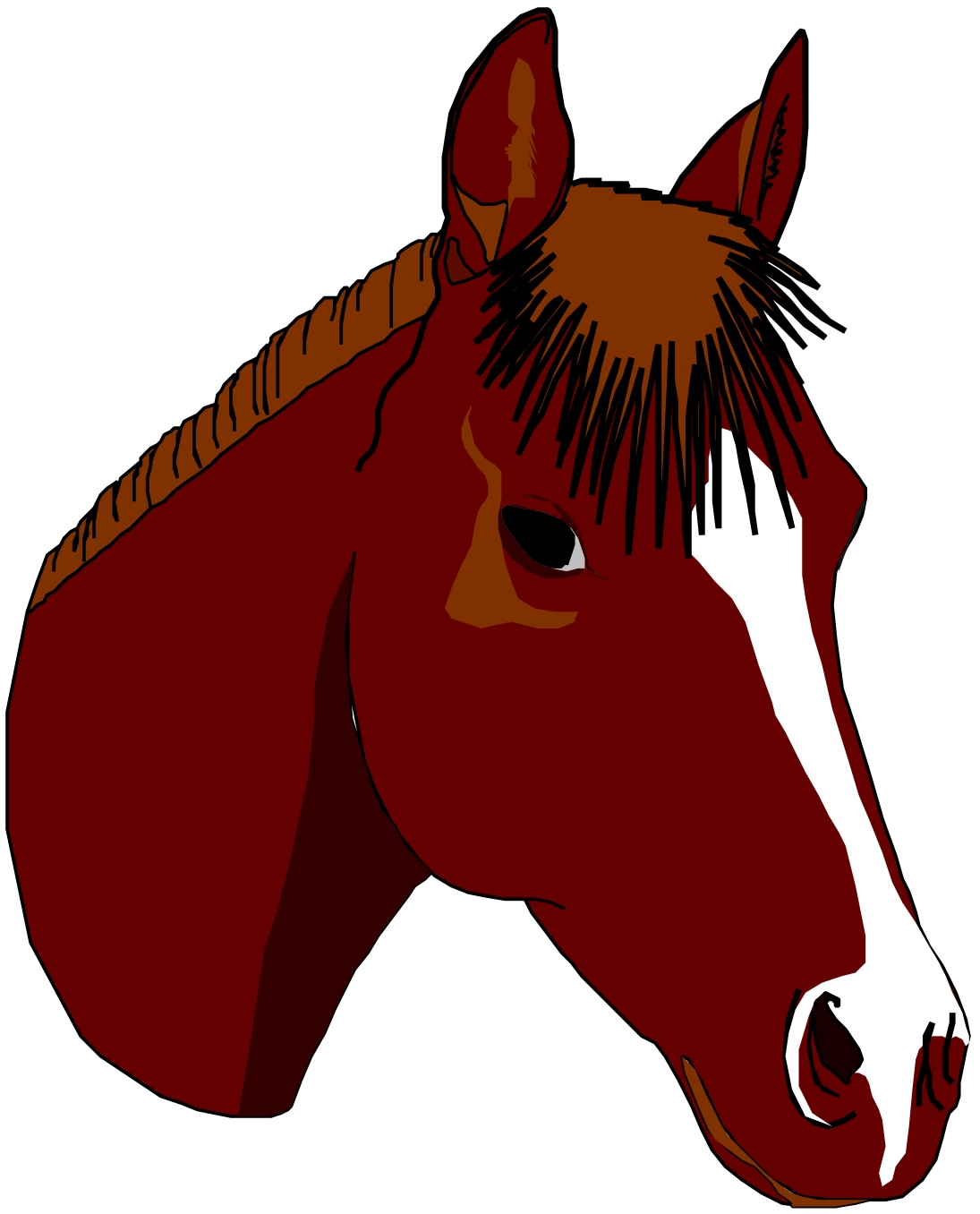 Clip Art Horse Head Transparent Image Clipart