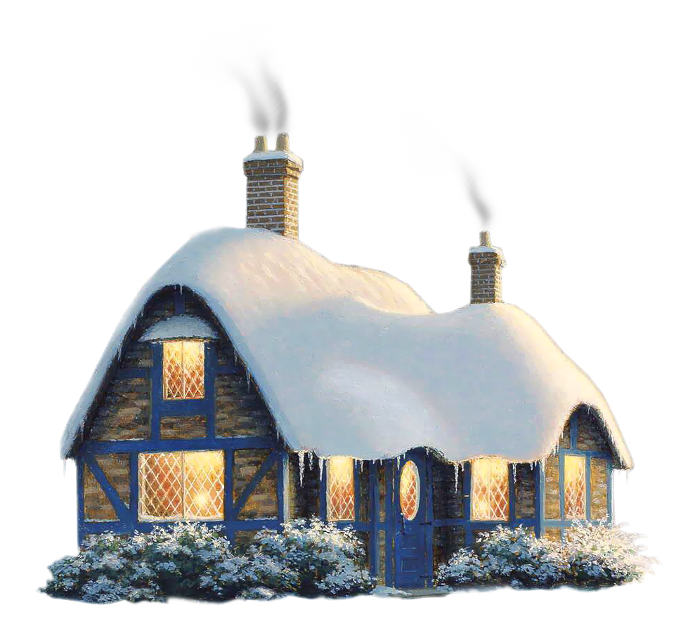 Winter Gingerbread Snowy Transparent House HD Image Free PNG Clipart