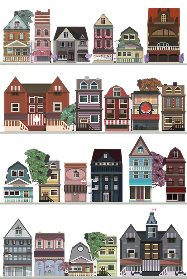 House Graphic Design Illustration Houses Free Transparent Image HD Clipart