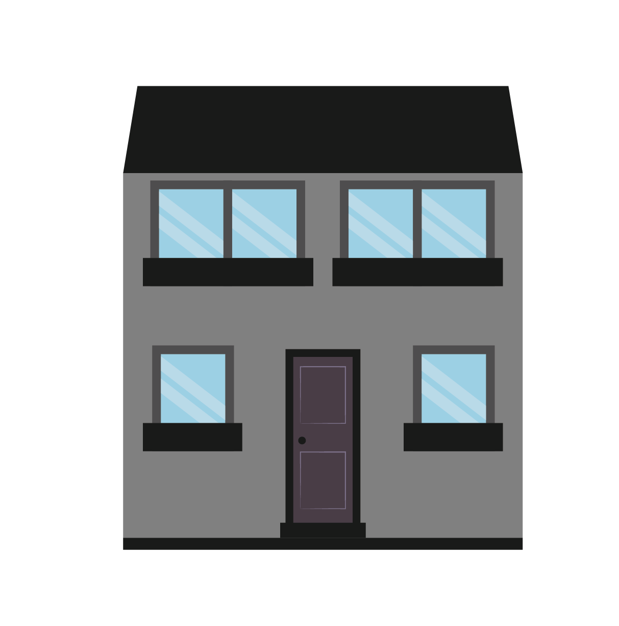 House Houses Drawing Home HD Image Free PNG Clipart