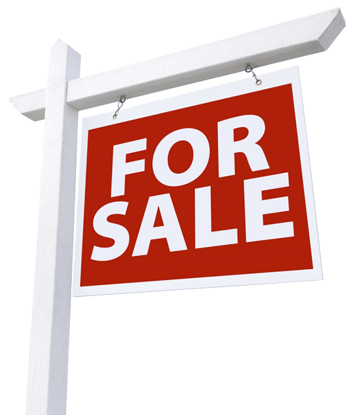 Real For Estate House Sign Sales Agent Clipart