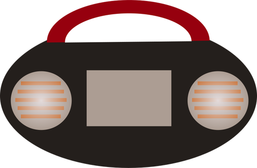 Radio Cassette Player Clipart
