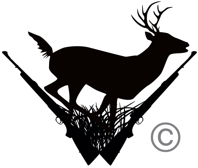 Deer Hunting Black Hd Photo Clipart
