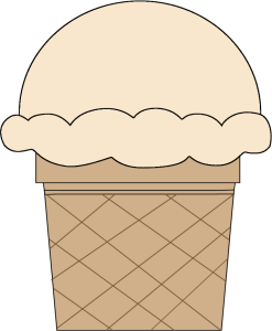 Vanilla Ice Cream Cone Image Free Download Png Clipart