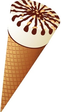 Soft Serve Ice Cream Cone Vector Download Clipart
