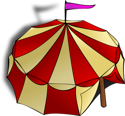 Of Role Play Game Map Icon For A Circus Tent Clipart