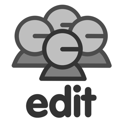 Edit Group Icon Clipart