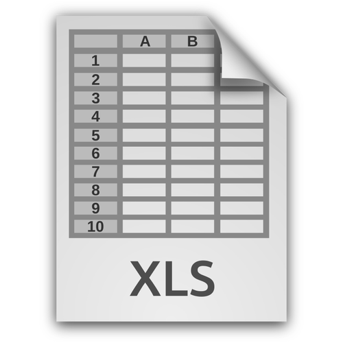 Spreadsheet Document Xls Icon Clipart
