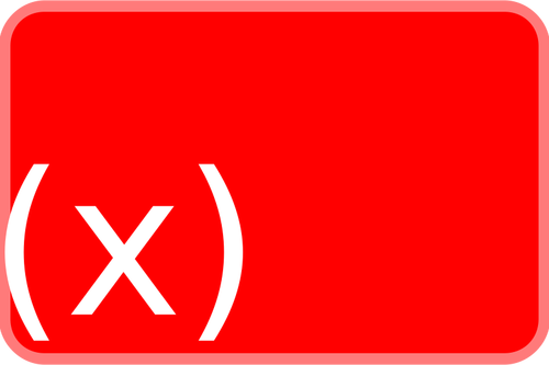 Red Function Icon Clipart