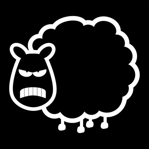Angry Sheep Icon Clipart