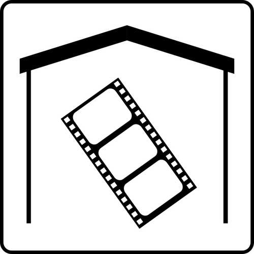 Hotel Has Movies In Room Icon Clipart