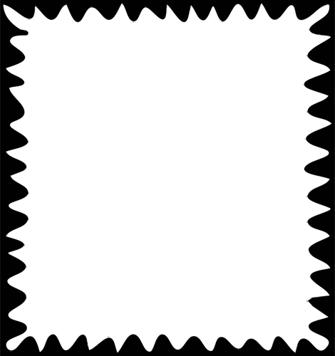 Of Rectangular Blank Postage Stamp Icon Clipart