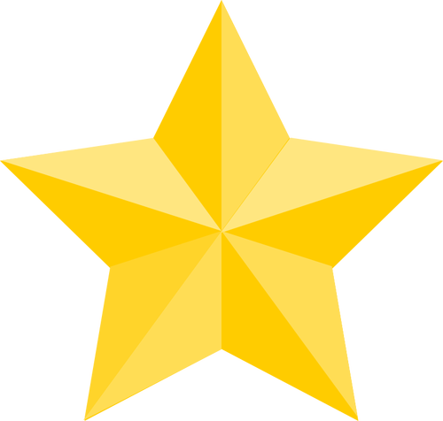 Yellow Star Icon Clipart