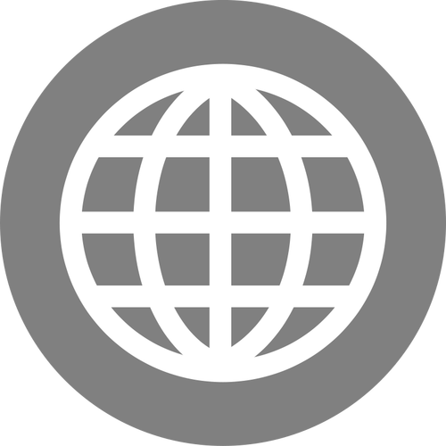 Internet Globe Icon Clipart