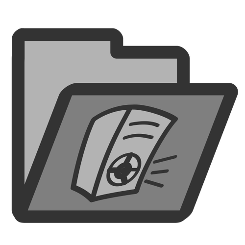 Media Folder Icon Clipart