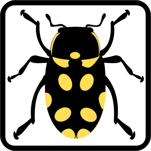 Bug Sign Icon Clipart