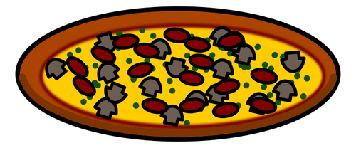 Standard Pizza Icon Clipart