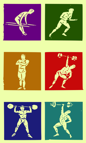 Workout Icons Clipart