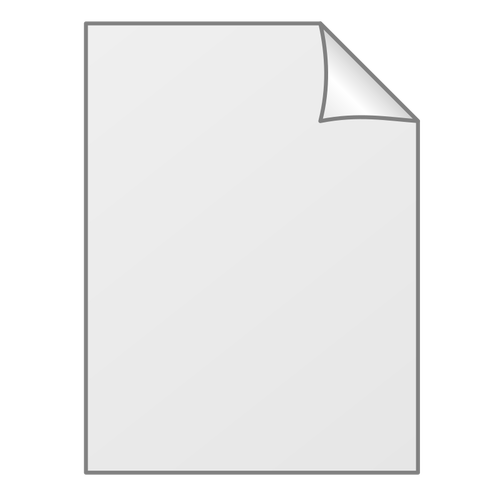 Grayscale File Icon Clipart