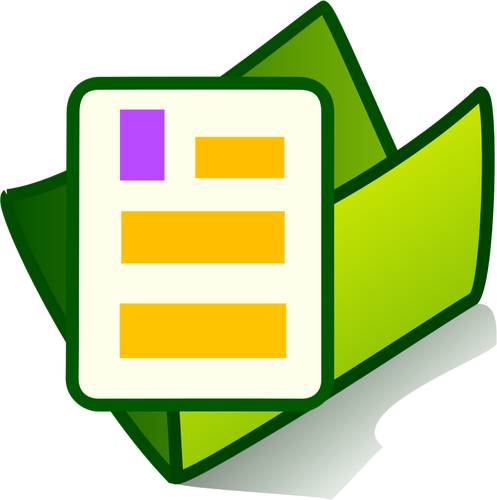 Of Green Pc Document Folder Icon Clipart