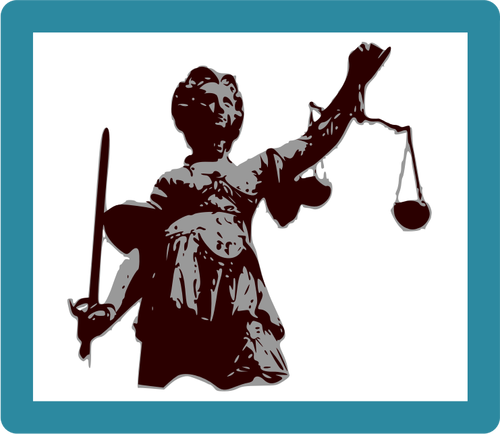 Lady Justice Icon Clipart