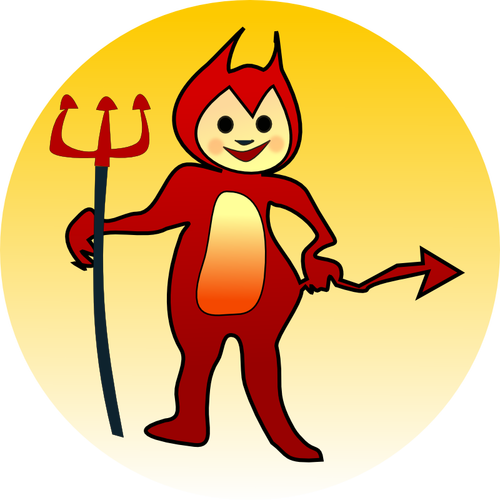 Little Devil Icon Clipart