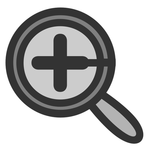 Zoom In Tool Icon Clipart